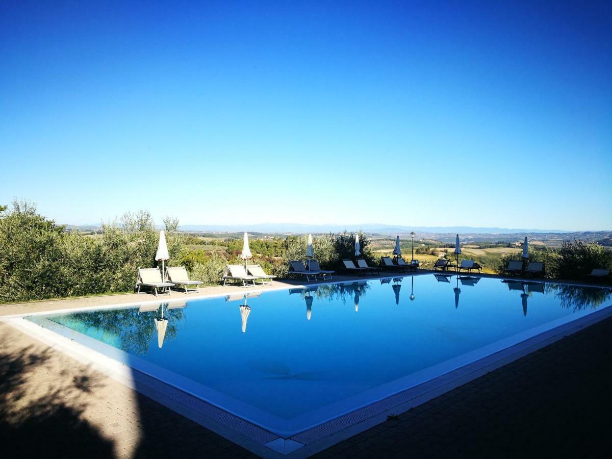 סן ג'ימיניאנו Castello Di Fulignano Soarzio Panoramic Apartment מראה חיצוני תמונה