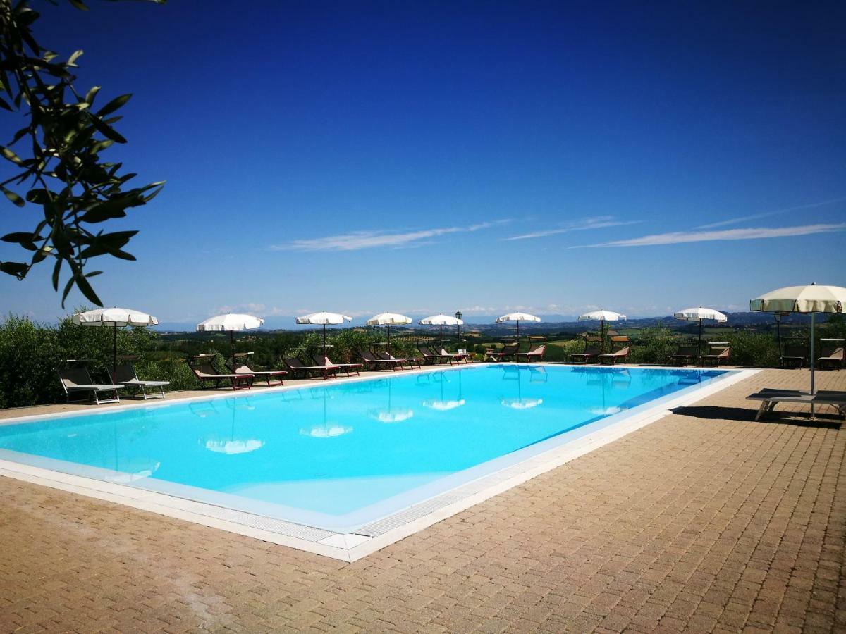 סן ג'ימיניאנו Castello Di Fulignano Soarzio Panoramic Apartment מראה חיצוני תמונה